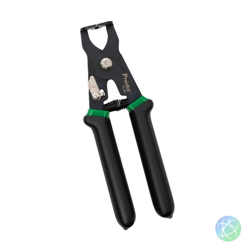 Pro'sKit PM-386 professzionális kábelkötegelő vágó és fogó, kétféle vágási módszer, ergonomikus markolat