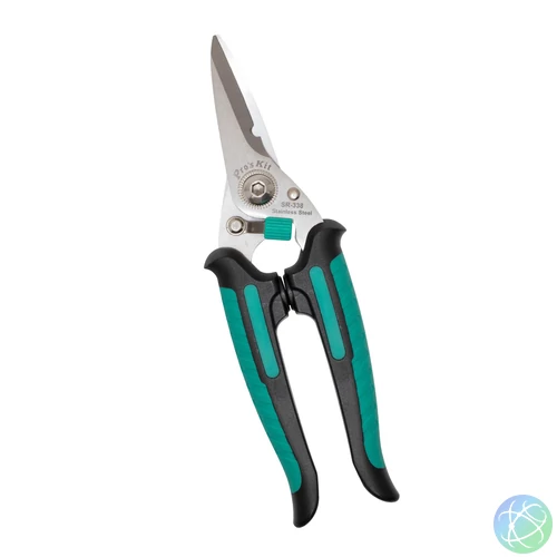 Pro’sKit SR-338 univerzális, professzionális vágóolló, különböző alapanyagokhoz ideális, precíziós