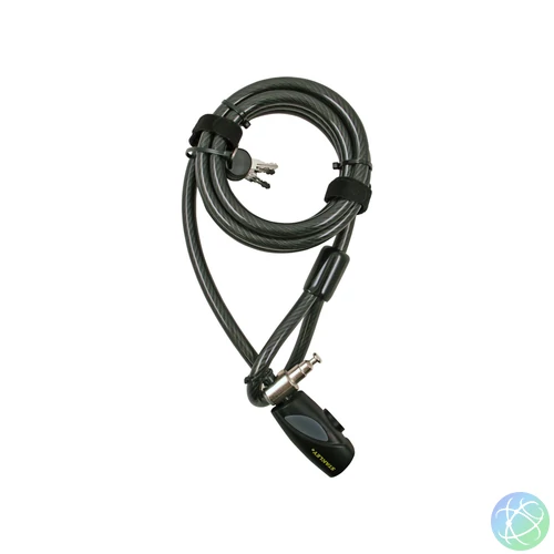 STANLEY S741-163 családi kulcskábeles kerékpár zár, 3 kulcsos, 2400 mm hosszúság