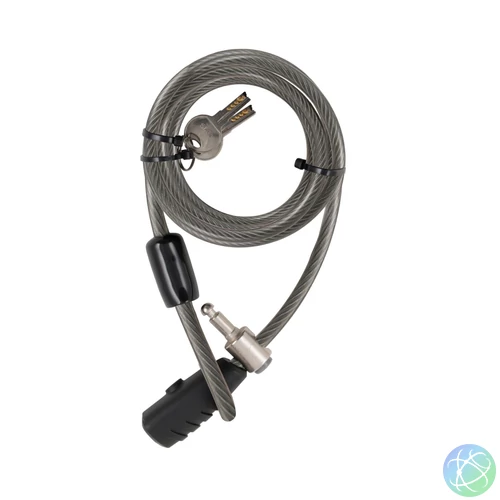 STANLEY S741-159 családi kulcskábeles kerékpár zár, 3 kulcsos, 2400 mm hosszúság