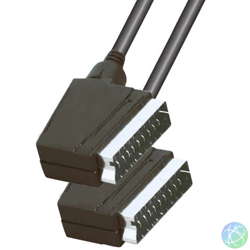 Home VC 3DX videókábel, 21 pólusú SCART dugó-21 pólusú SCART dugó, sztereó, 1,5m