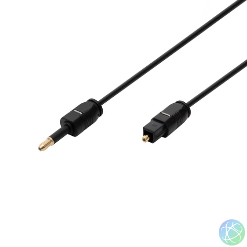 Home 51225 Toslink-Mini Toslink csatlakozókábel, optikai kábel, 2 méter