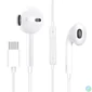 Kép 3/3 - FIESTA Fülhallgató, USB-C, vezetékes, mikrofonnal, fehér