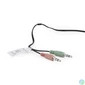 Kép 3/3 - GEMBIRD Headset, Jack, Sztereó fejhallgató, Stereo Headset, ezüst-fekete
