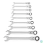 Kép 3/3 - HANDY TOOLS Csillag-villáskulcs kit, racsnis
