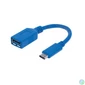 Kép 1/2 - MANHATTAN adapter USB 3.2 Gen1 A - C F/M, 15cm, kék