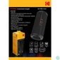 Kép 4/4 - KODAK hordozható hangszóró, 16W teljesítmény, 3.7V/2200mAh akkumulátor, ipx5 vízálló