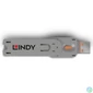 Kép 2/4 - LINDY Dugó biztonsági, Port Blocker, USB A kulcs, narancs