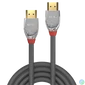Kép 2/2 - LINDY Kábel HDMI 2.0 HDMI - HDMI, Cromo Line, 4K@60Hz, M/M,   2m, szürke