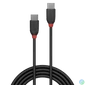 Kép 1/2 - LINDY Kábel USB 3.2 Gen1 C - C, 3A, M/M  1m, fekete