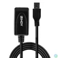 Kép 2/2 - LINDY Kábel USB 3.2 Gen1 A - A hosszabbító ,aktív, M/F,   5m, fekete