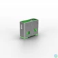 Kép 3/4 - LINDY Dugó biztonsági, Port Blocker, USB A, zöld (10db/csomag)
