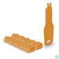 Kép 1/4 - LINDY Dugó biztonsági, Port Blocker, RJ45 + kulcs, narancssárga (10db dugó + 1db kulcs)