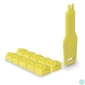 Kép 1/4 - LINDY Dugó biztonsági, Port Blocker, RJ45 + kulcs, sárga (10db dugó + 1db kulcs)
