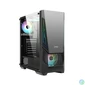 Kép 2/3 - MS Számítógépház, Armor V305, ATX, Fekete - RGB