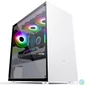 Kép 1/4 - MS Számítógépház, Fighter S301, mATX, µATX, Mini ITX, Fehér