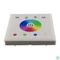 Kép 1/2 - OPTONICA LED Szalag Dimmer RGB szalaghoz, fali, fehér üvegpanel, érintő vezérléssel - AC6319
