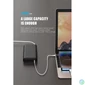 Kép 4/4 - PLATINET Power Bank hordozható töltő 20000mAh, 2 USB-C, 65W, QC, Li-Ion, fekete