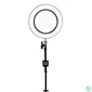 Kép 2/3 - PLATINET Asztali lámpa 10W, 500Lm, flexibilis, 48x LED, rajzasztali lámpa, 3x nagyítólencsével, fekete