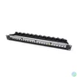 Kép 5/5 - ROLINE Patch panel STP 19", 24 port, üres, kapcsos rögzítési lehtőséggel, fekete
