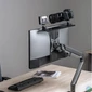 Kép 2/4 - ROLINE LCD TV/Monitor tartó VESA kompatibils polc, fekete