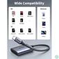 Kép 2/4 - UGREEN 2 az 1-ben USB 3.0 USB-C SD Kártya kártyaolvasó 0,15m, fekete