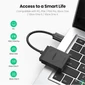 Kép 4/4 - UGREEN USB 3.0 USB-A SD Kártya kártyaolvasó,TF + SD, fekete