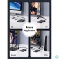 Kép 3/4 - UGREEN külső HDD ház USB 3.0 2.5" beépített kábellel, 5 Gbps, 0,5m, fekete
