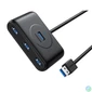 Kép 1/4 - UGREEN USB 3.0 HUB 4 port, USB-A, 1m, fekete