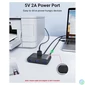 Kép 4/4 - UGREEN USB 3.0 HUB 4 port, USB-A, 1m, fekete