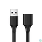 Kép 2/4 - UGREEN Kábel USB 2.0 USB-A - USB-A, hosszabbító, 480 Mbps, M/F, 1m fekete
