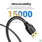 Kép 4/4 - UGREEN Kábel USB 3.0 USB-A - USB-A, hosszabbító. 5 Gbps, M/F, 3m, fekete