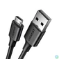 Kép 1/4 - UGREEN Kábel USB 2.0 USB-A - Micro USB, M/M, 3m fekete