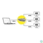 Kép 3/3 - VALUE Adapter USB-C - HDMI (3x) Multistream, 4K, M/F, fekete