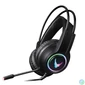 Kép 1/4 - VARR Gaming Fejhallgató, vezetékes, RGB, 2x 3,5mm Jack, USB, gamer, fekete