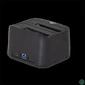 Kép 4/6 - Advance HDD/SSD Dokkoló - DUALDOCK CLONE 2.5" / 3.5" (USB-A3.0 to 2xSATA, fekete)