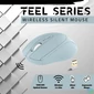 Kép 2/8 - Advance Egér vezeték nélküli - FEEL WIRELESS (1600 DPI, 4 gomb, kék)