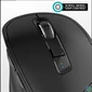 Kép 7/10 - Advance Egér vezeték nélküli - ERGOFIT (4800 DPI, 6 gomb, ergonomikus, fekete)