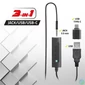 Kép 2/9 - Advance Fejhallgató - SMARTPHONICS 350 (3,5mm Jack/USB, 1,5m kábel, fekete)