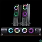 Kép 1/12 - Advance Hangszóró - SOUNDPHONICS RGB 6W RMS (2.0, 3,5mm Jack, RGB, fekete)