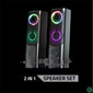Kép 4/12 - Advance Hangszóró - SOUNDPHONICS RGB 6W RMS (2.0, 3,5mm Jack, RGB, fekete)