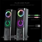 Kép 9/12 - Advance Hangszóró - SOUNDPHONICS RGB 6W RMS (2.0, 3,5mm Jack, RGB, fekete)
