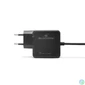 Kép 1/5 - Bluestork Hálózati töltő - PW-BS-65-GAN-C/2 (USB-C, 65W, 1,45m kábel, gyorstöltés,fekete)