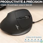 Kép 5/7 - Bluestork Egér - M-W-ERGO (Ergonomic, 2.4G, 7200 DPI, optikai, fekete)