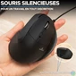 Kép 6/7 - Bluestork Egér - M-W-ERGO (Ergonomic, 2.4G, 7200 DPI, optikai, fekete)