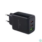 Kép 4/4 - Bluestork Hálózati töltő - PW-65-CCA-B (2xUSB-C, USB-A, 65W, 2m kábel, fekete)