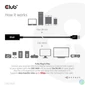 Kép 4/8 - Club 3D kábel - CAC-1404 (3.2 USB-A, M/F, Active Repeater, 5Gbps, 5m)