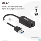 Kép 2/9 - Club 3D Átalakító - CAC-1420 (3.2 USB-A to RJ45, 2.5Gb, M/F)