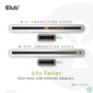 Kép 6/9 - Club 3D Átalakító - CAC-1420 (3.2 USB-A to RJ45, 2.5Gb, M/F)