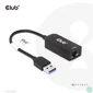 Kép 8/9 - Club 3D Átalakító - CAC-1420 (3.2 USB-A to RJ45, 2.5Gb, M/F)